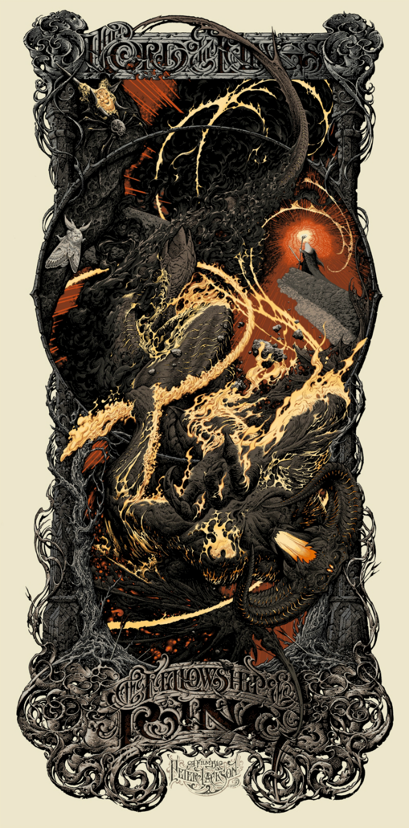 I got insanely lucky on this mondo drop. I was lucky enough to score the variant and the reg! This is a bit of a stretch since I haven't seen this print in person yet, but it makes my list. Horkey is amazing. Need to get his Pan's Labyrinth print this year.