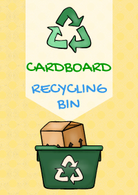 Cardboard Recycling Bin