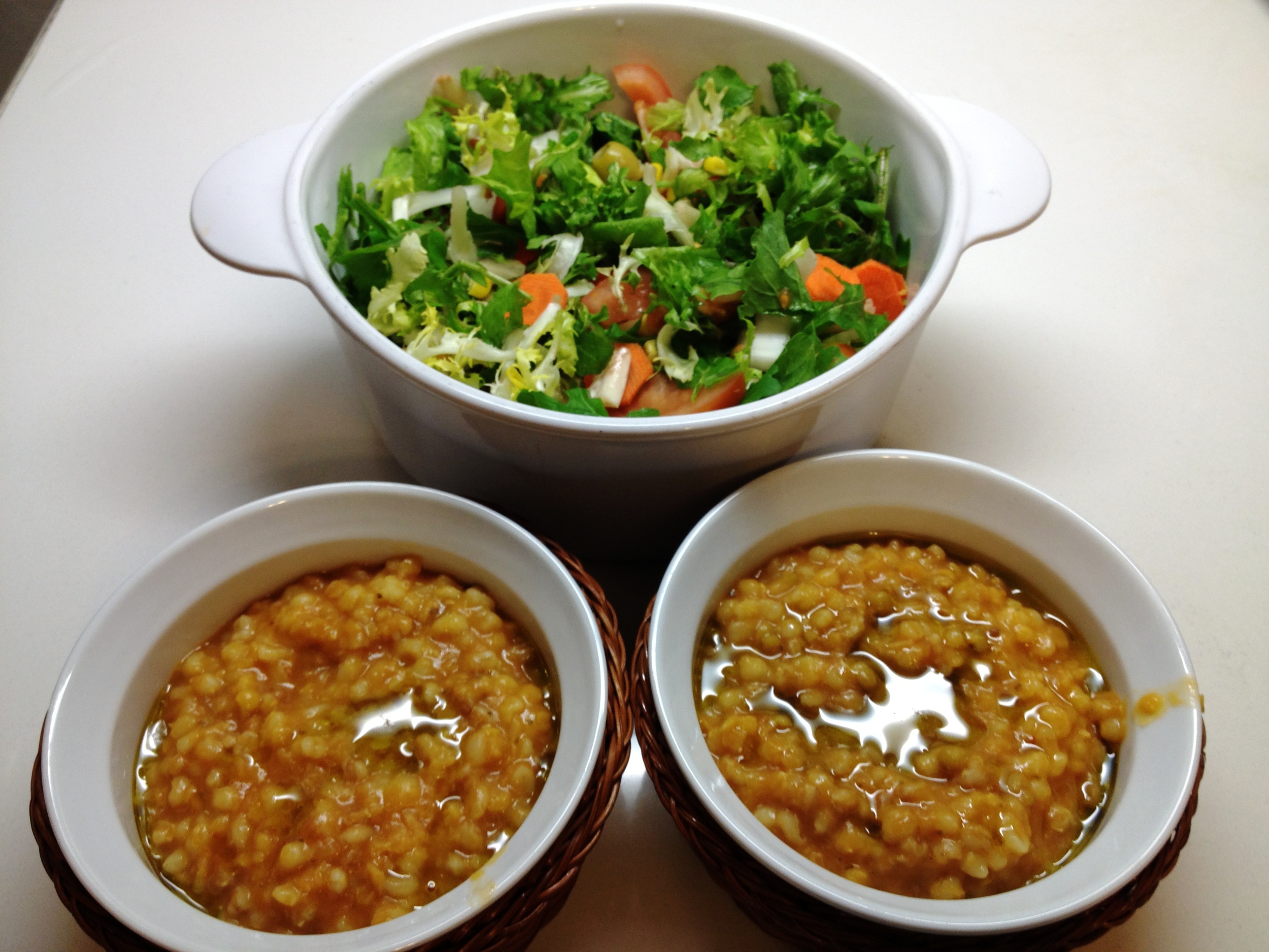 Prepare a vegetarian meal to celebrate Earth Day this month. Raising livestock requires more water and resources than vegetables and grains.