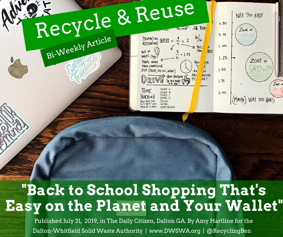 Before rushing to the store to by all new supplies for school, take stock of what you have that wasn’t used last year or can be decorated to feel new to use this season instead.