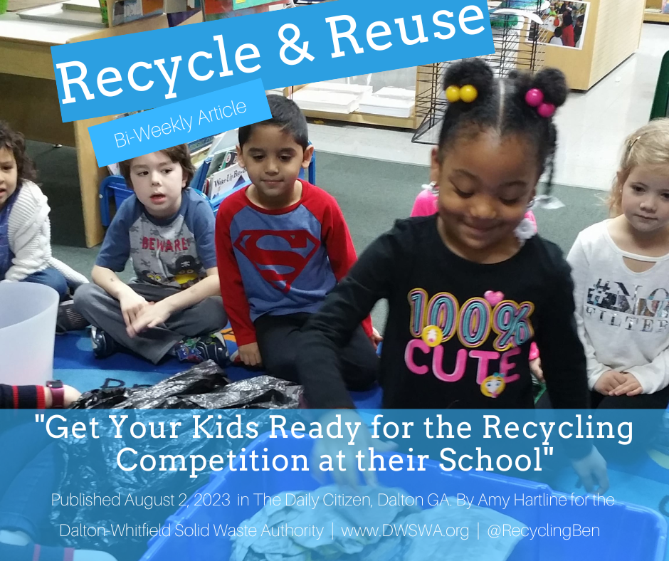 Get Your Kids Ready for the Recycling Competition at their School