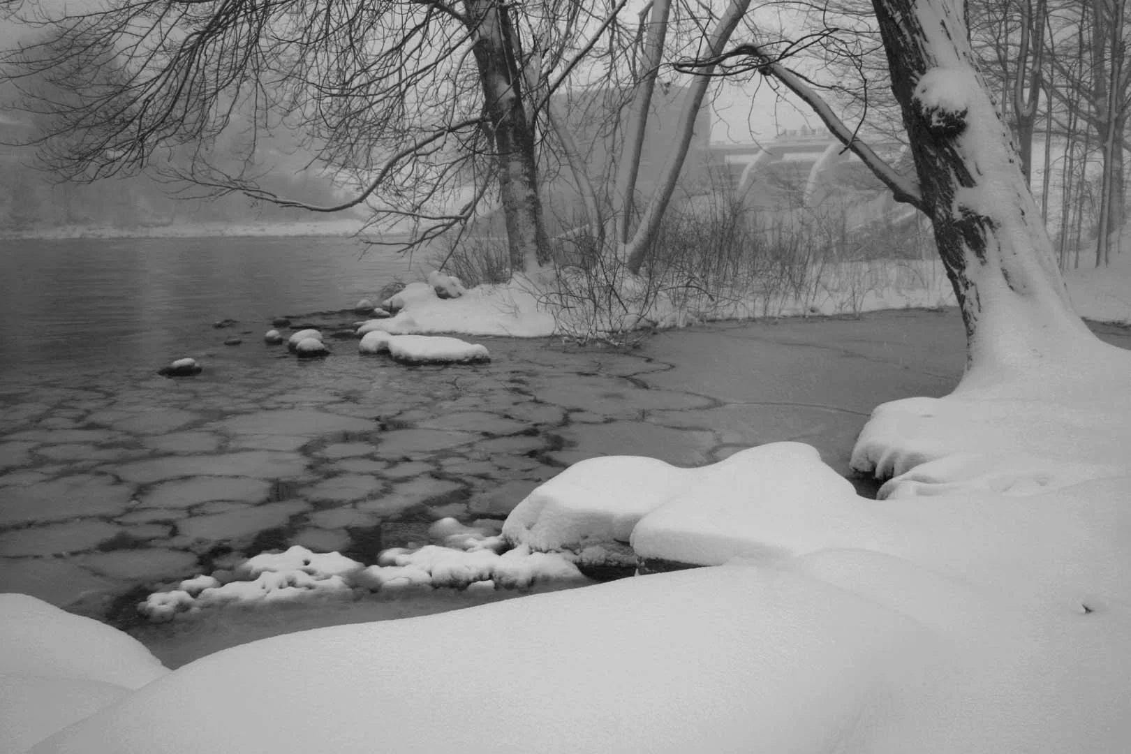 Cascade Dam Snowstorm 1
