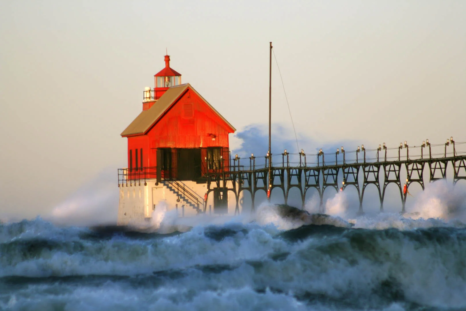 Grand Haven -- Heavy Surf