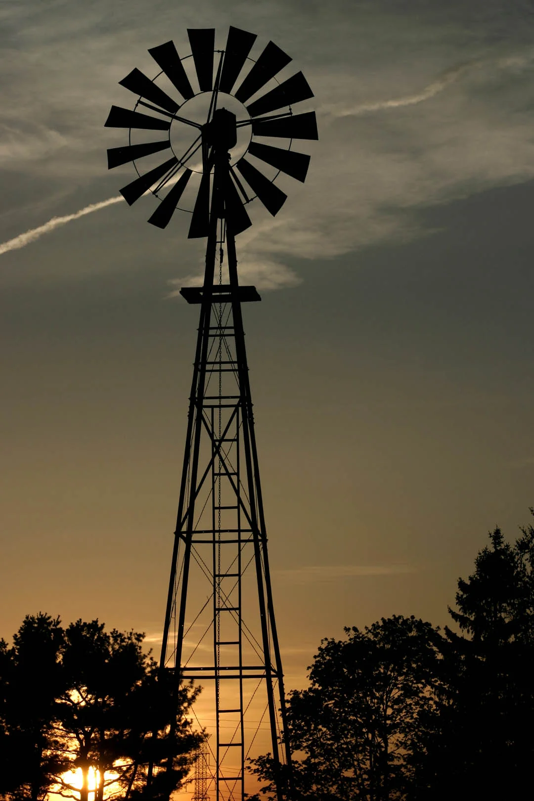 Windmill Sunset