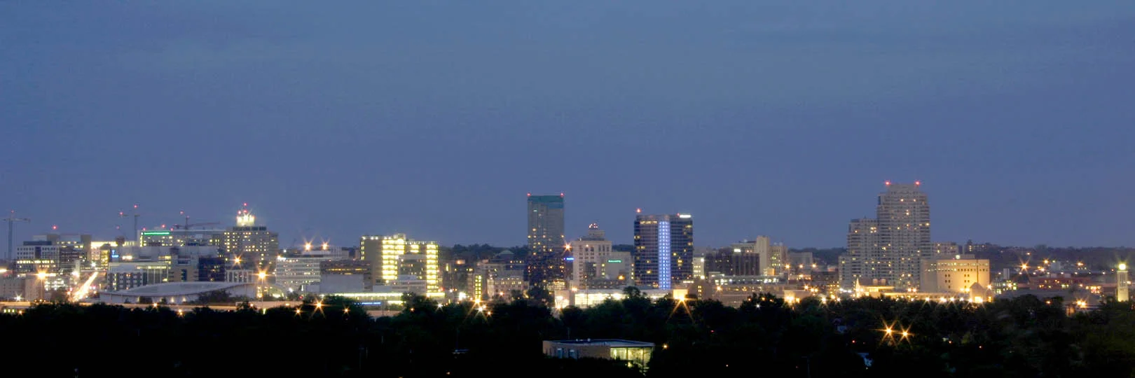 Grand Rapids at night -- 2