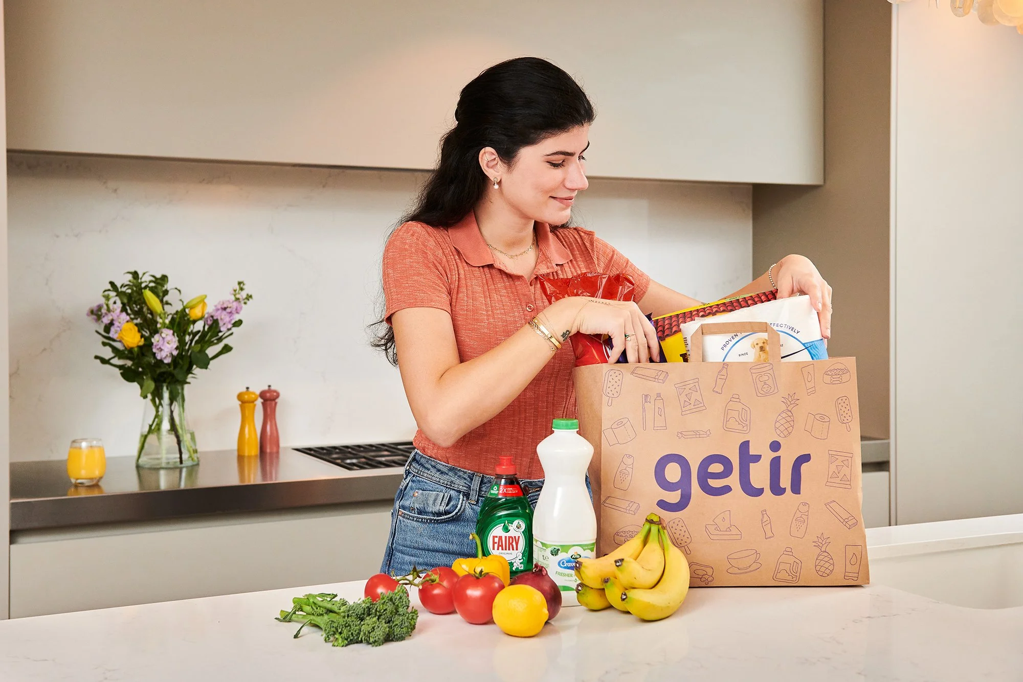 woman in kitchen - london advertising photographer