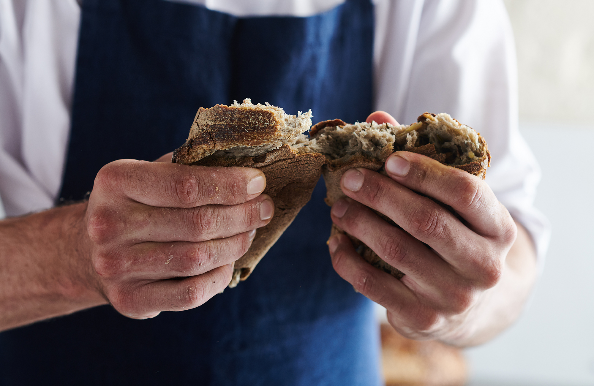 Breaking Bread - Shot by Advertising Photographer Holly Pickering