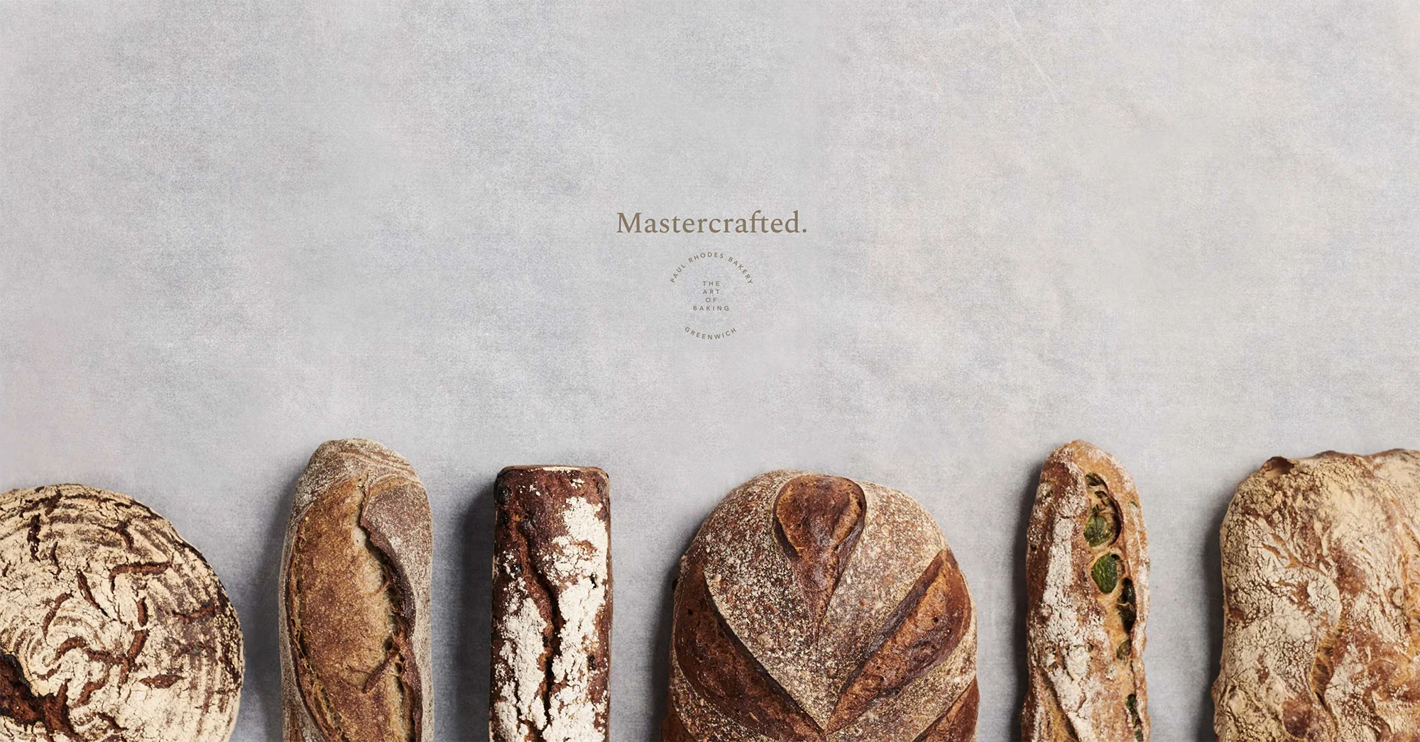 artisan bread campaign for Paul Rhodes Bakery, advertising photography