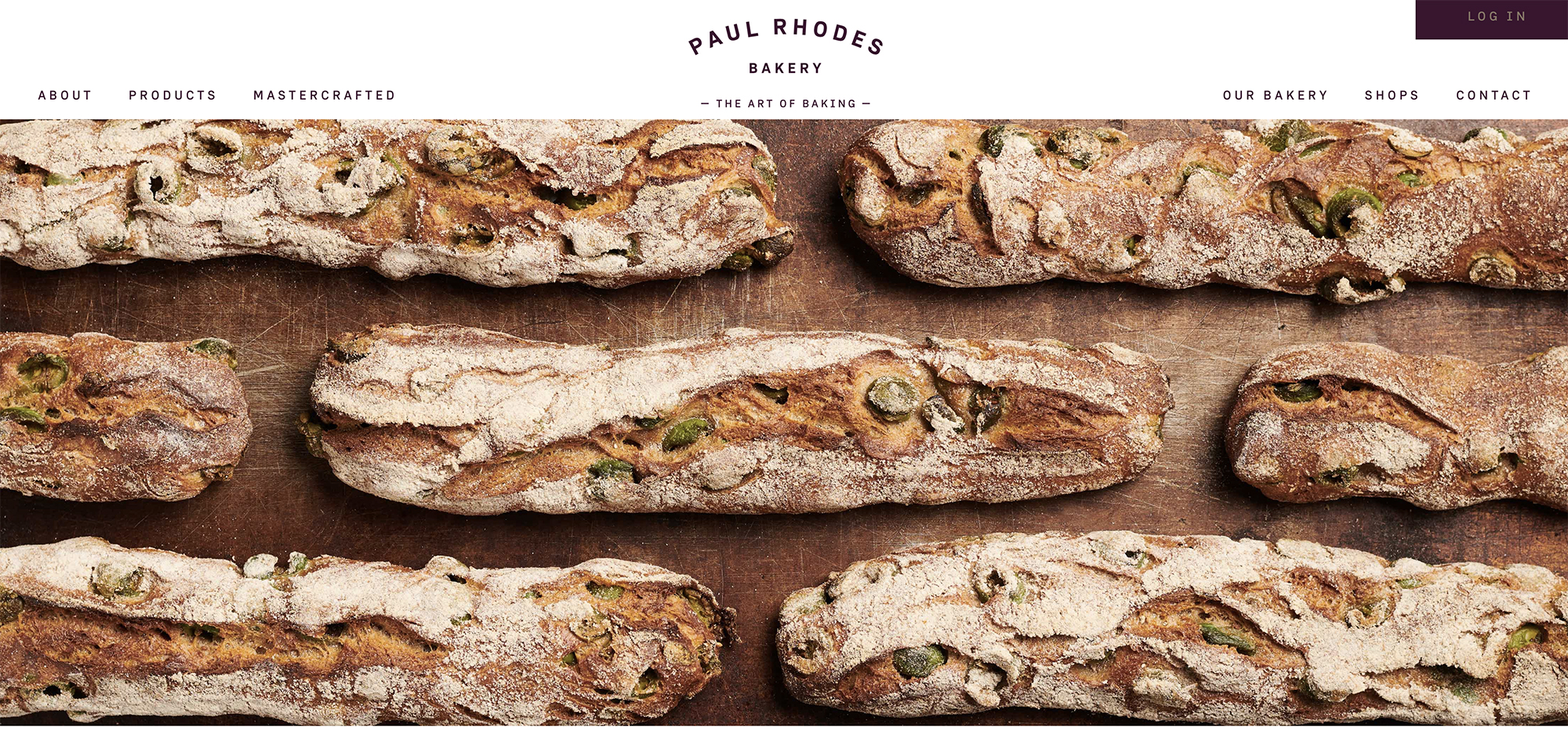 Advertising photography for artisan bakery