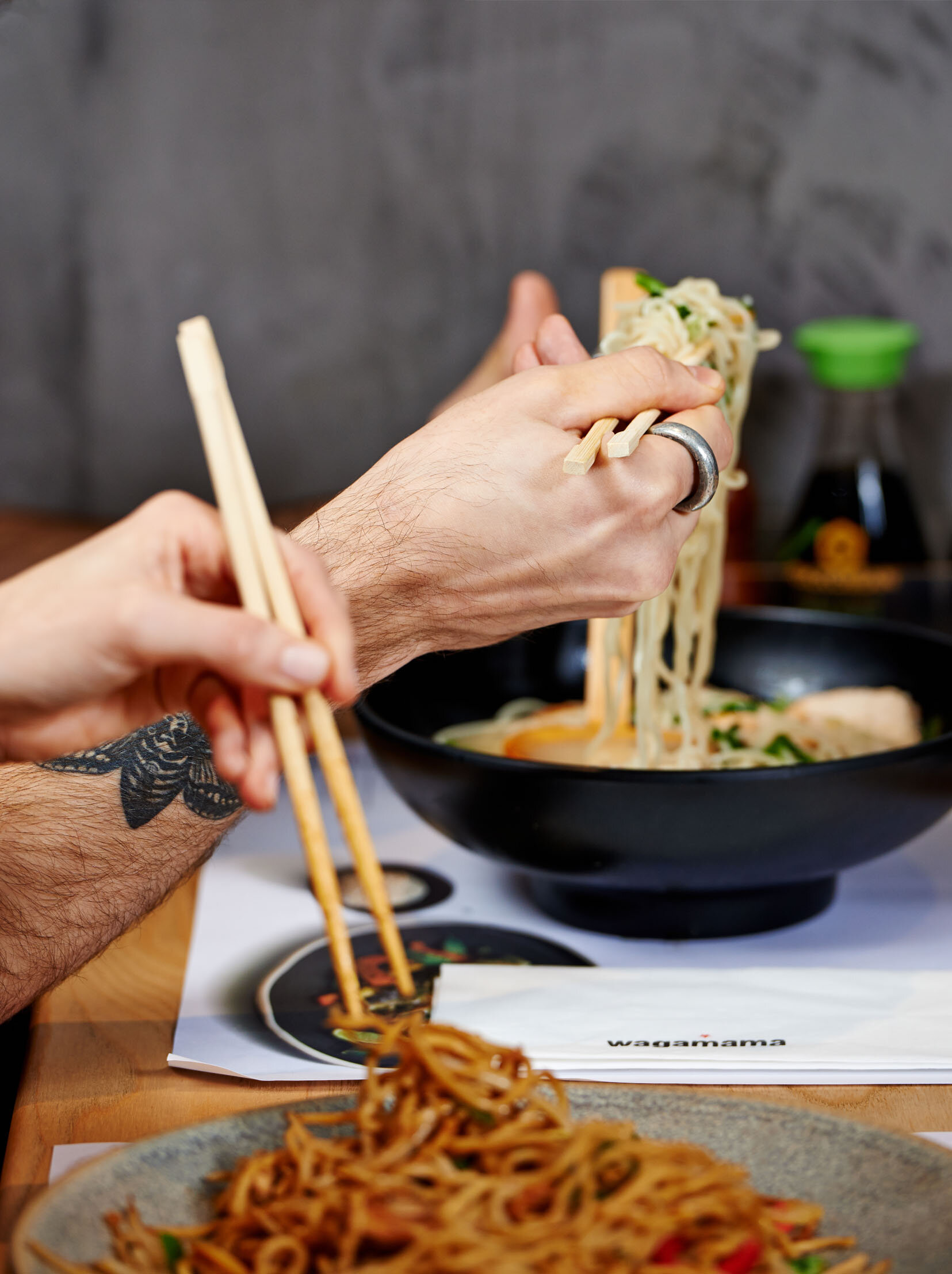 Wagamama food advertising campaign photographed by Holly Pickering