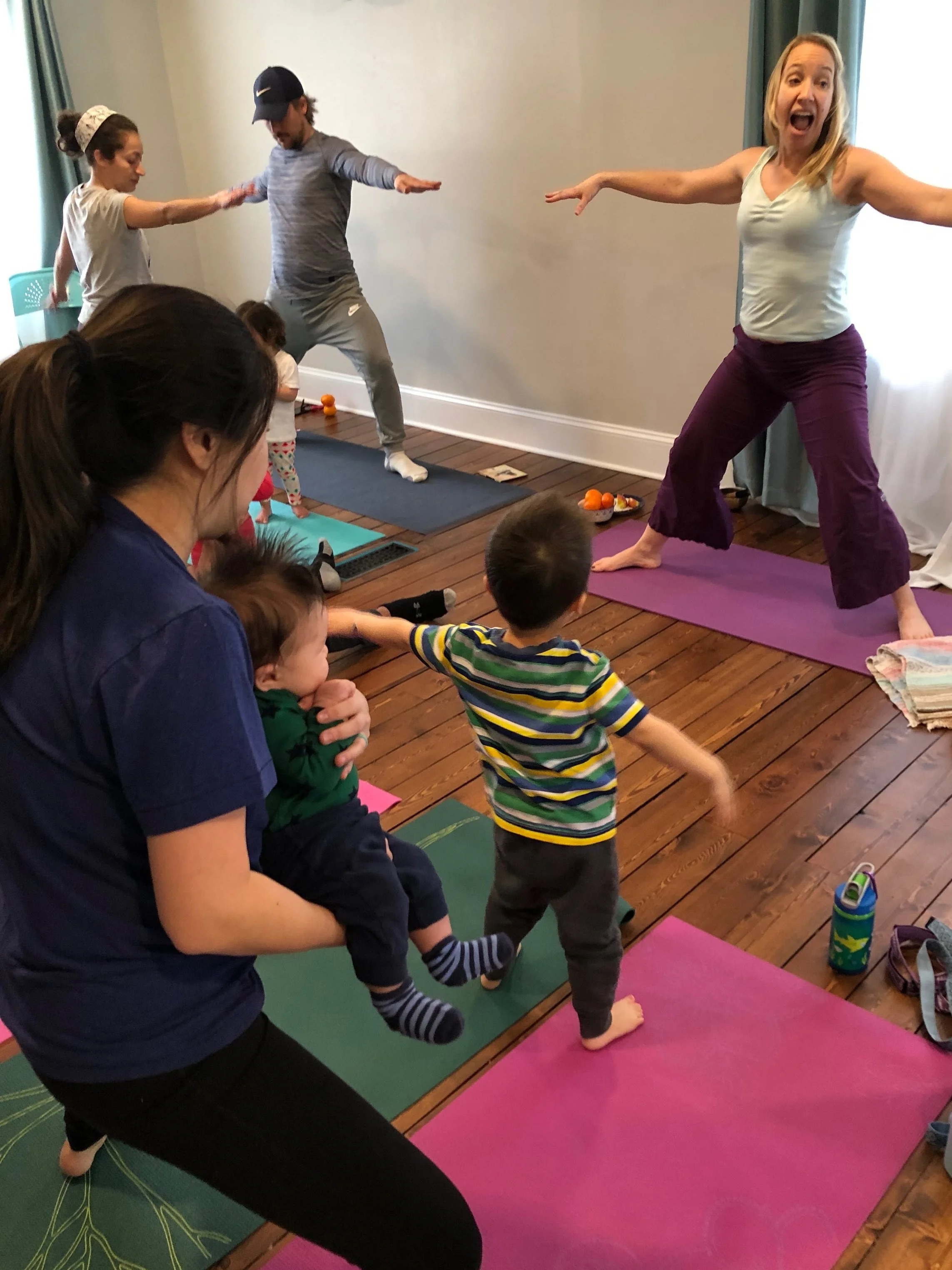 It’s a wild time in Family Yoga!!