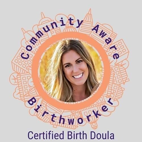 We are beyond thrilled to announce our first Community Aware Birthworker Certified Birth Doula! Congratulations Mallory!
She completed her Doula Training Weekend in February and worked diligently to complete the steps and requirements for Certificati