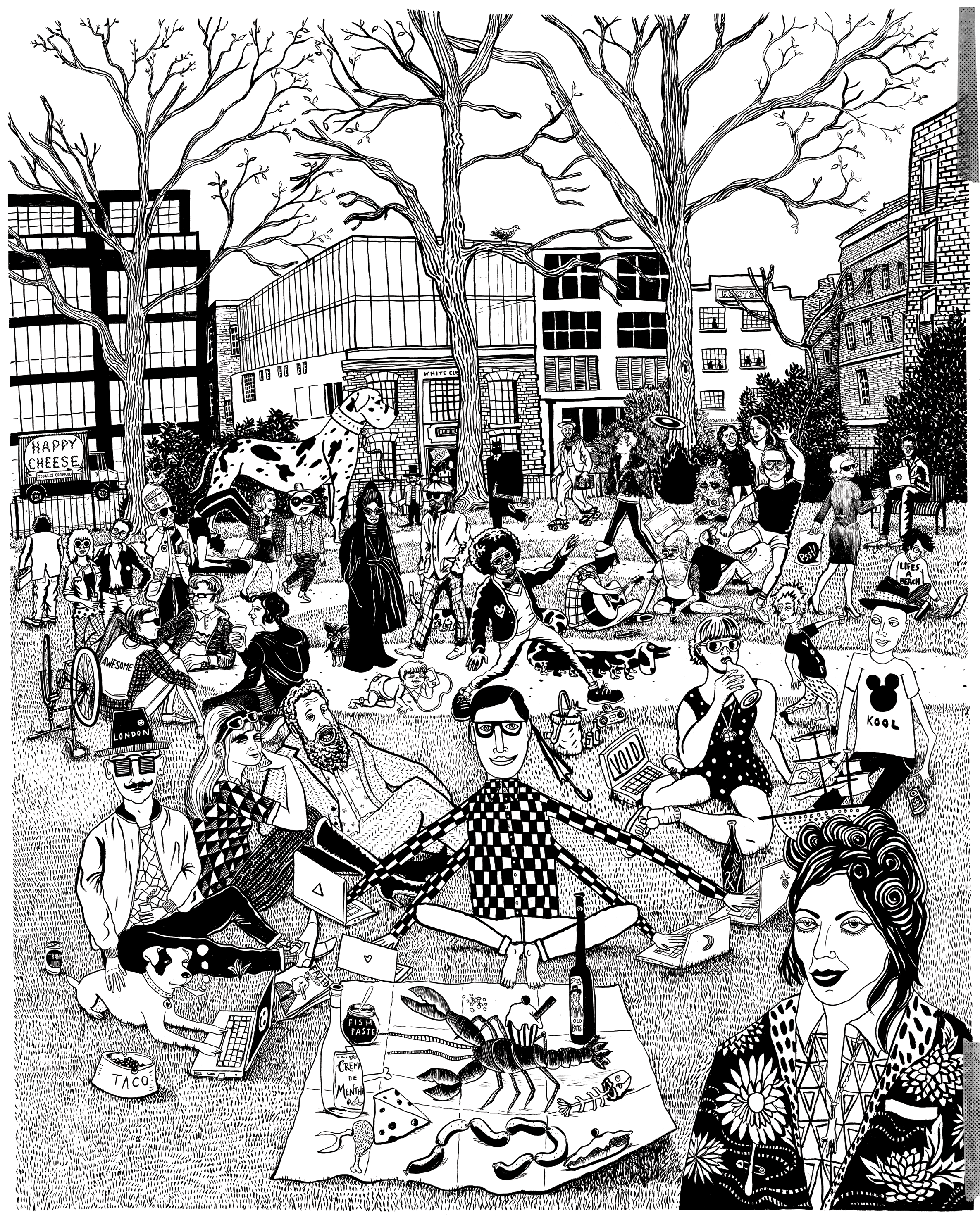 Hoxton Square, featuring Giles Deacon, Time love Lee Daniel Blau and Jay Joplin.