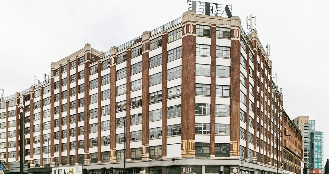 The Tea Building as it stands now, photograph courtesy of Galliard Homes