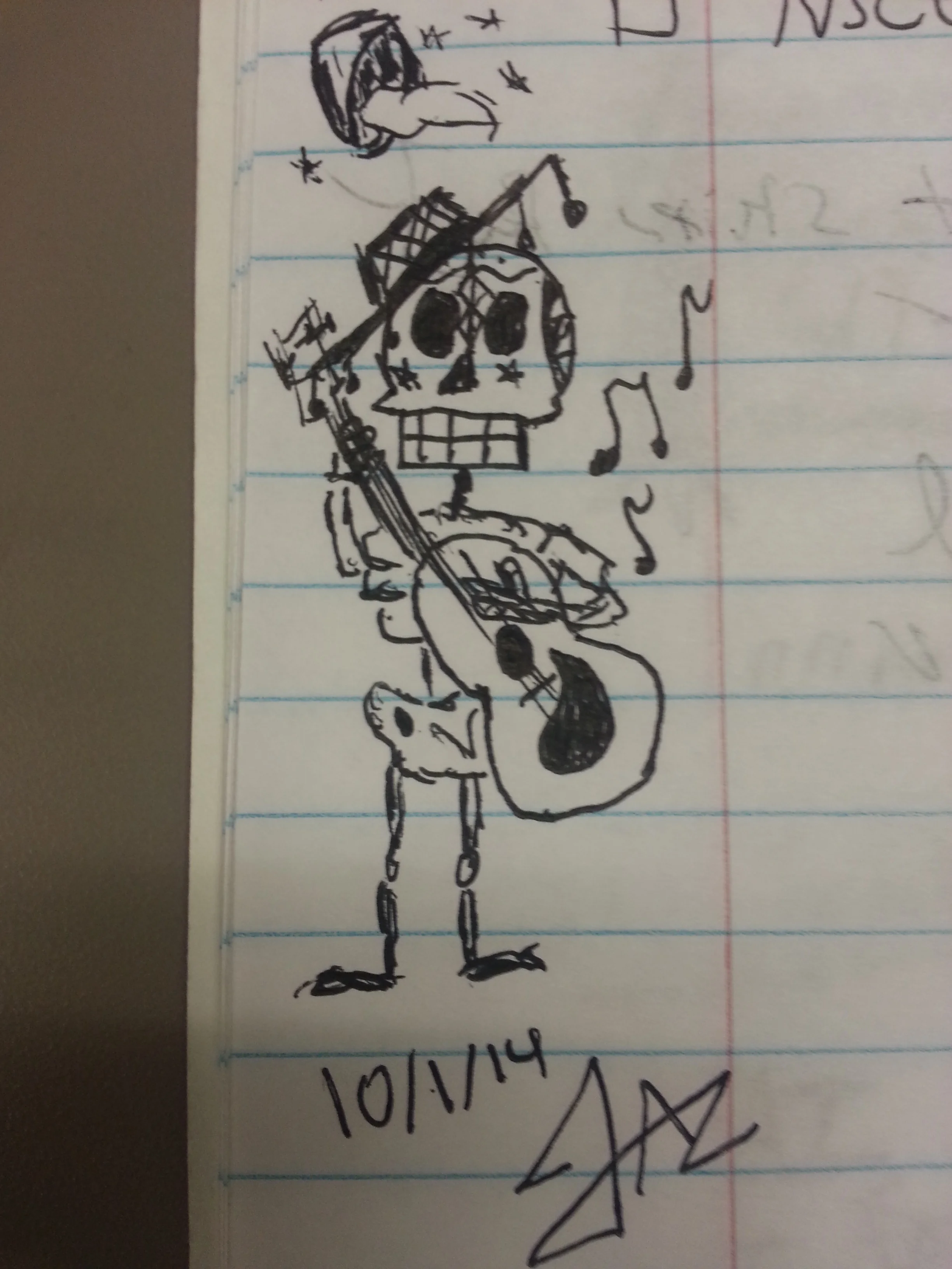 Guitar on El Dia de los Muertos