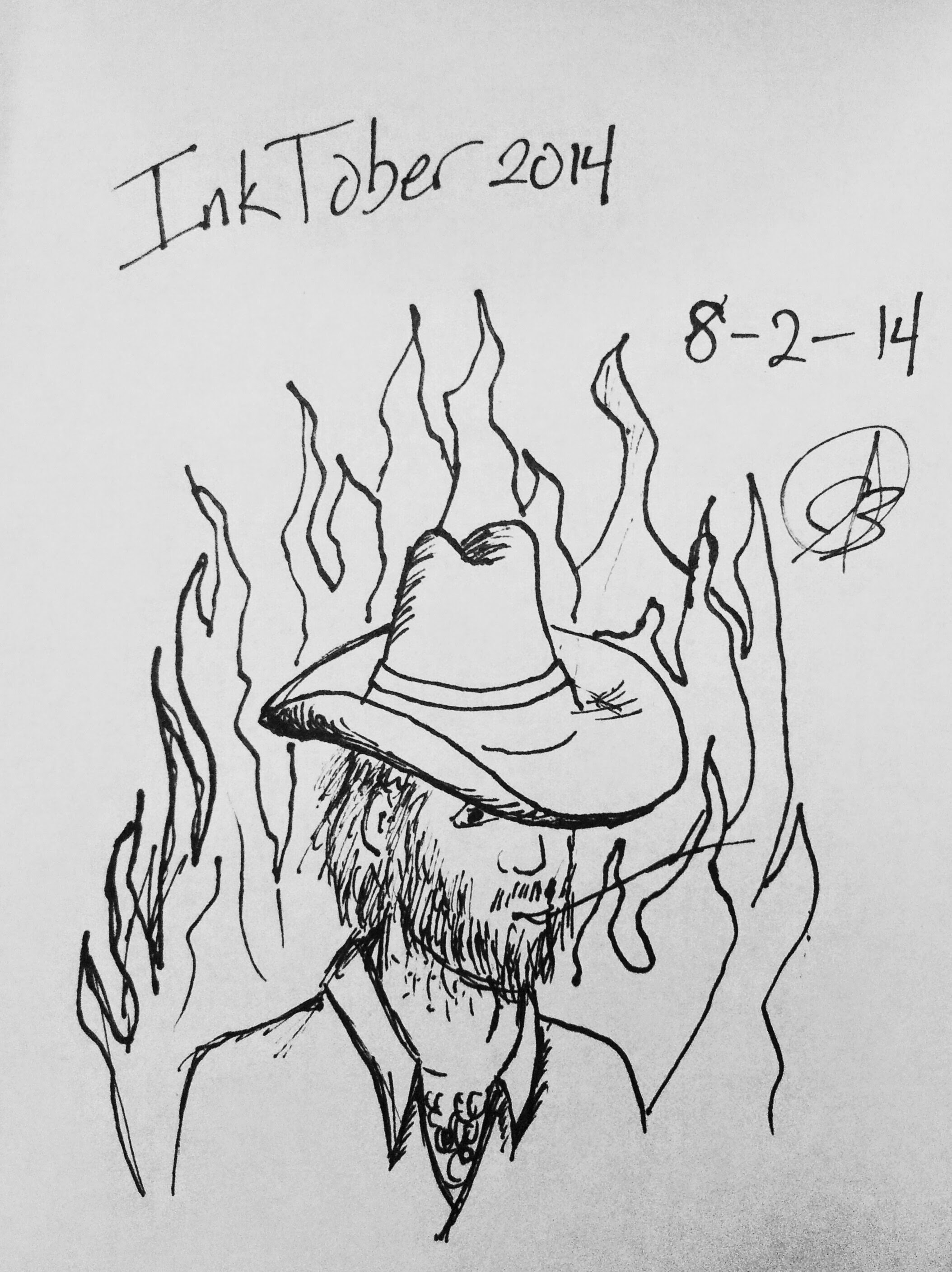 Flaming Cowboy