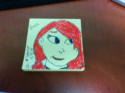 #Inktober day 7: Anna (Frozen)