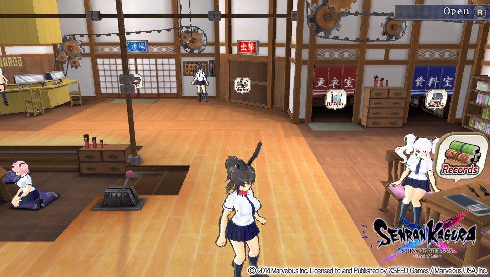 SENRAN KAGURA SHINOVI VERSUS - Gameplay PC 