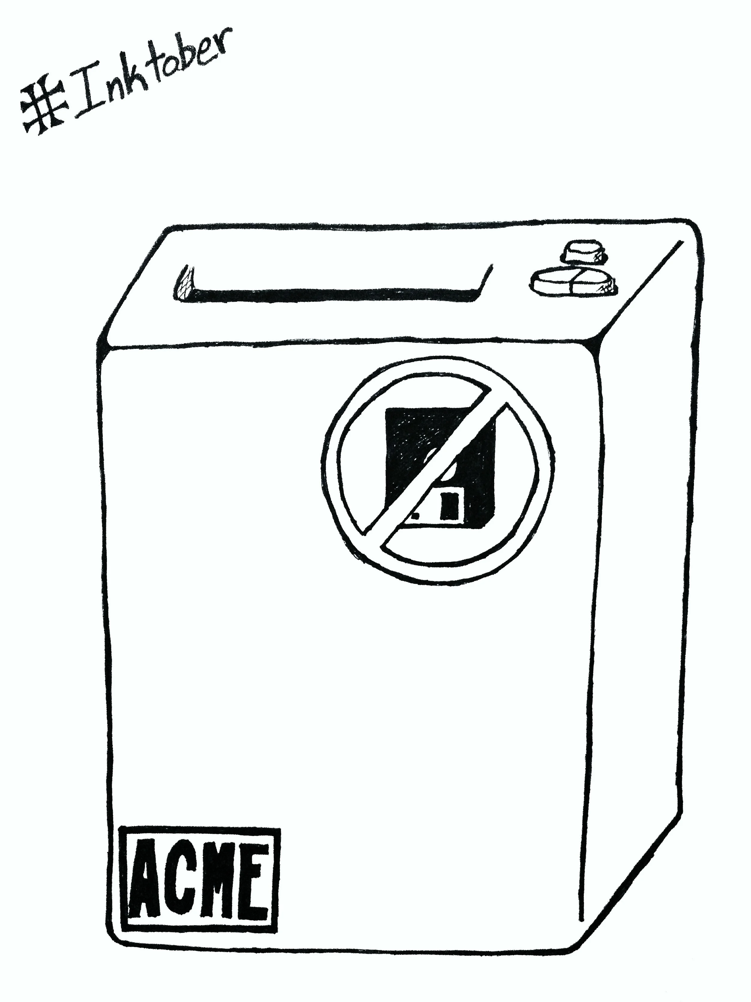 Floppy disks don't go in the shredder.