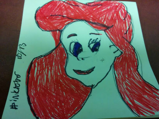 #inktober day 13: Ariel