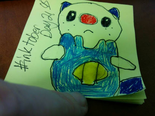 #inktober Day 21: Oshawott (Pokemon)