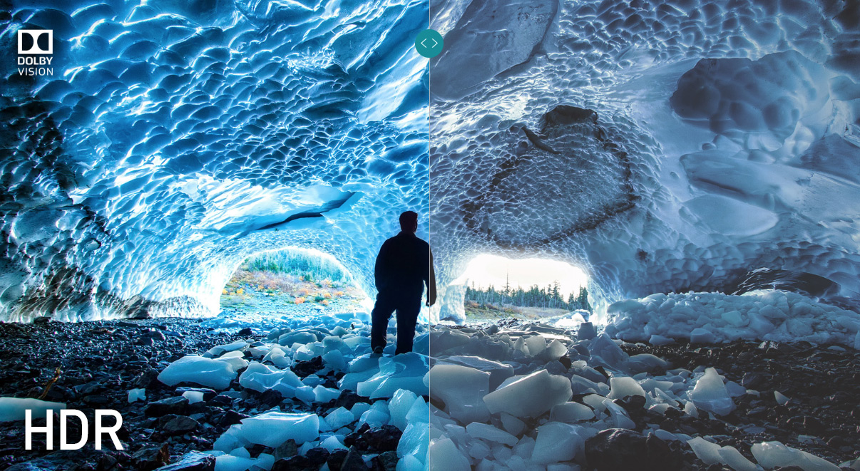 Notice the range of dark to light—from cave floor to radiant highlights—with details throughout.