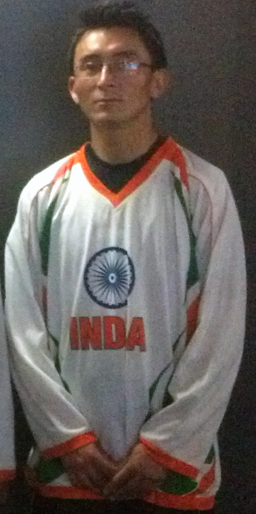 2013 Team India Game-Worn Jerseys (Bangkok) — The Hockey Foundation