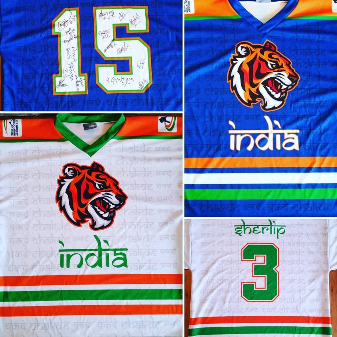Did you know that The Hockey Foundation is the exclusive place to pick up authentic &amp; game-worn Team India jerseys from 2013-15? These make a great gift, especially since they come with a collectible hockey puck from our Guinness World Record set
