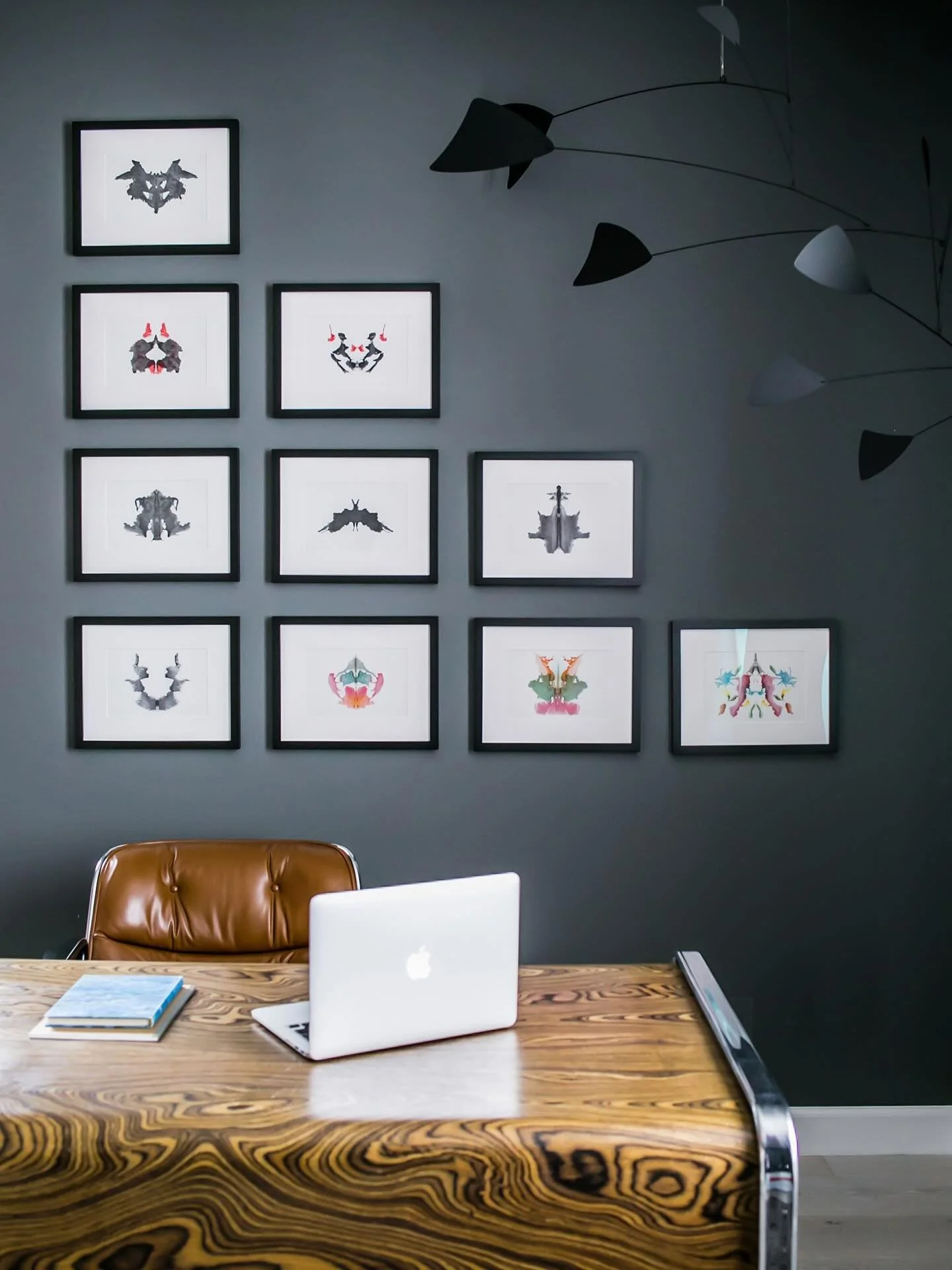 Art is one of our favorite things to help source. Sometimes it&rsquo;s a collectable piece from a rising artist. Sometimes it&rsquo;s artfully framing interesting pieces personal to them. We love how these authentic Rorschach ink prints look in the c