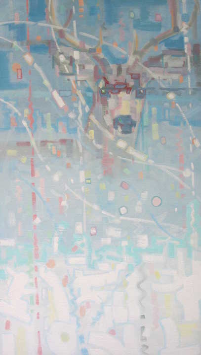 Snowy Survey Oil on Canvas 36" x 20"