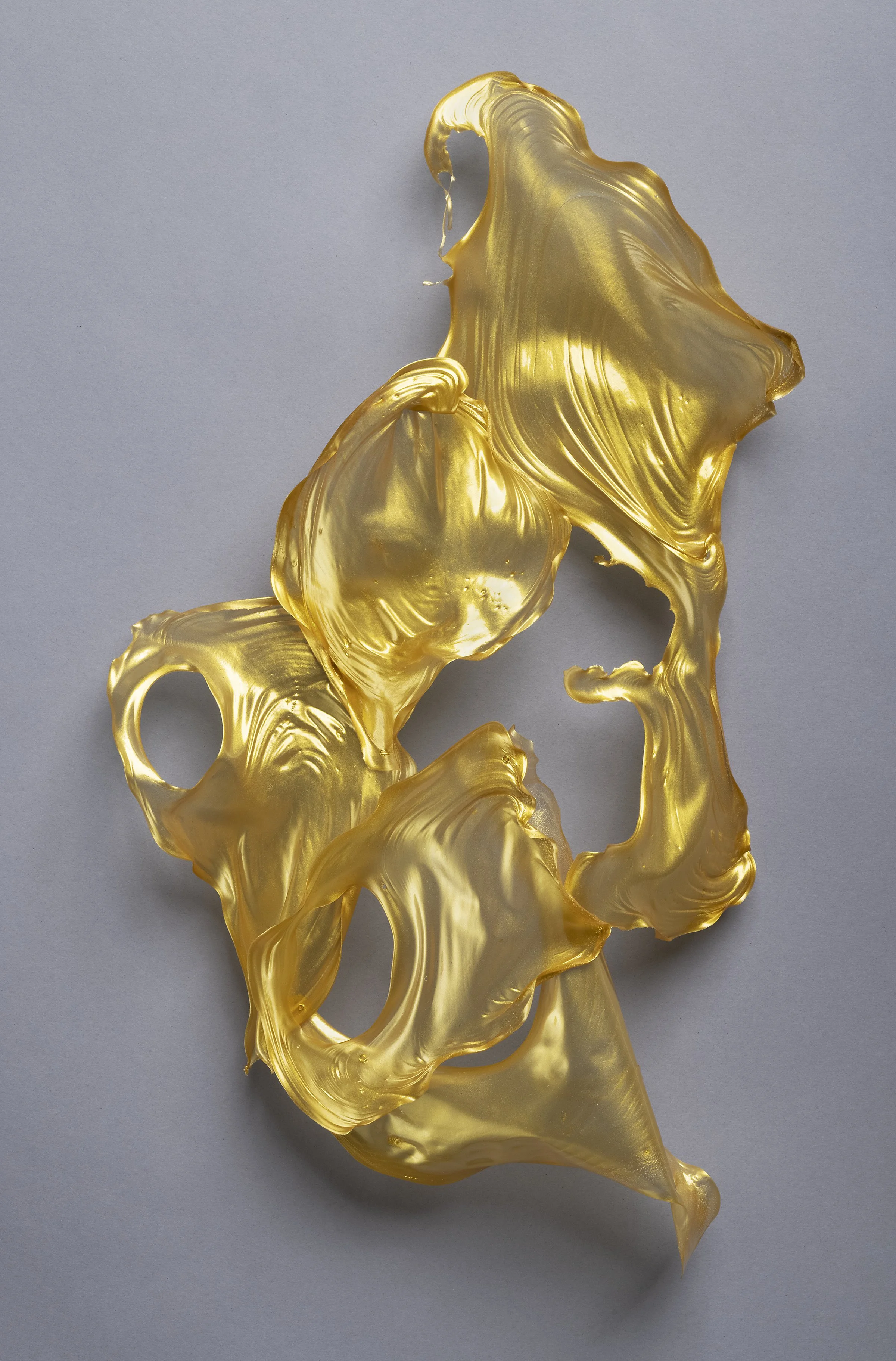 Oro 1, Sea Change series
Biomaterial, pigment, and wire
12”x19”x2” 