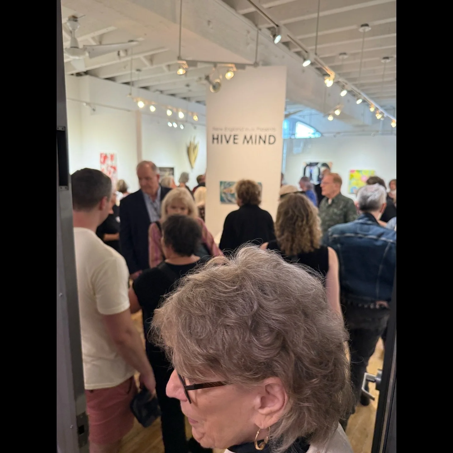 It was standing room only at Atlantic Gallery in NYC for New England Wax&rsquo;s &ldquo;Hive Mind&rdquo; opening last Saturday! Wow, thanks to all who came. The show is up through Sept. 27th. Catch it if you can!  #atlanticgallerynyc  #newenglandwax 
