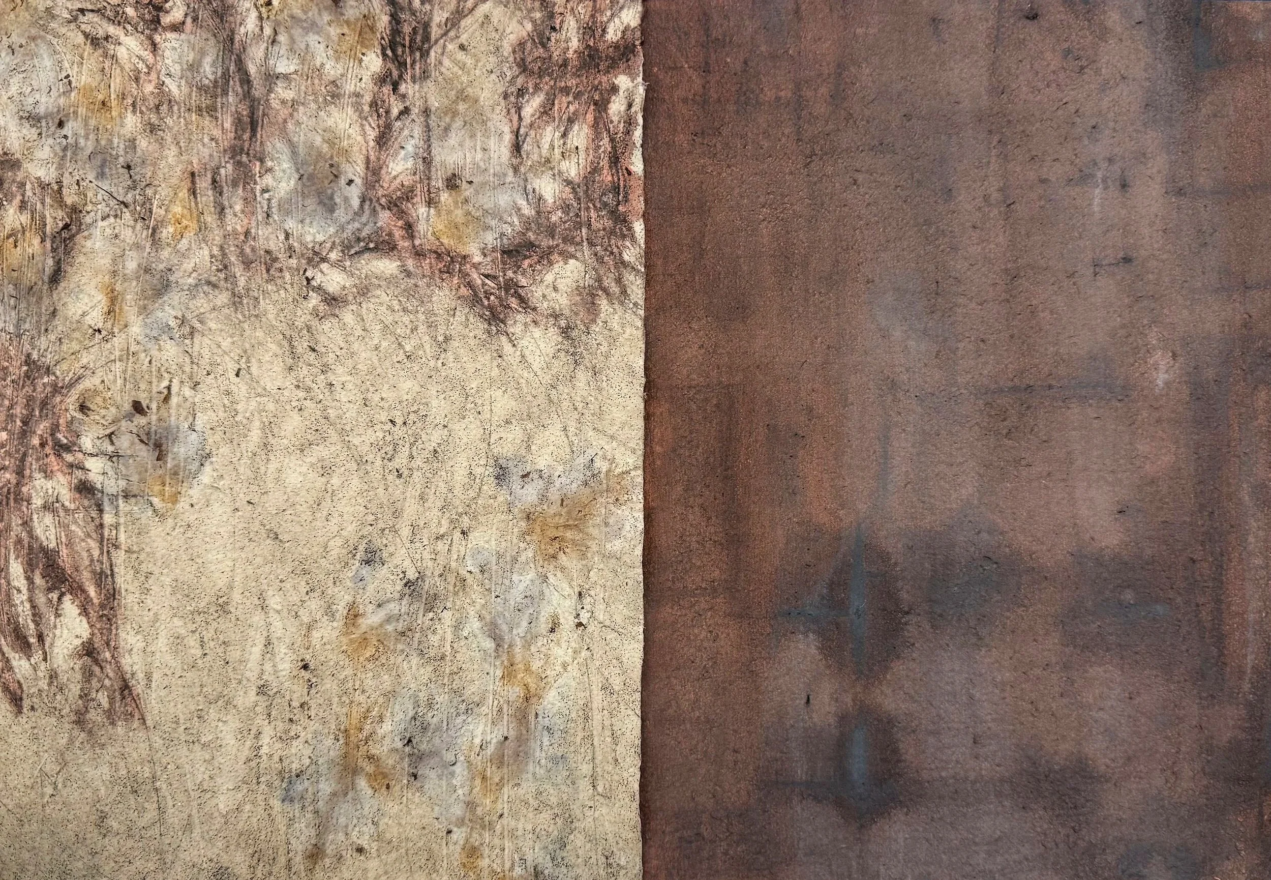 Carborundum, ink and pigment on paper
2025