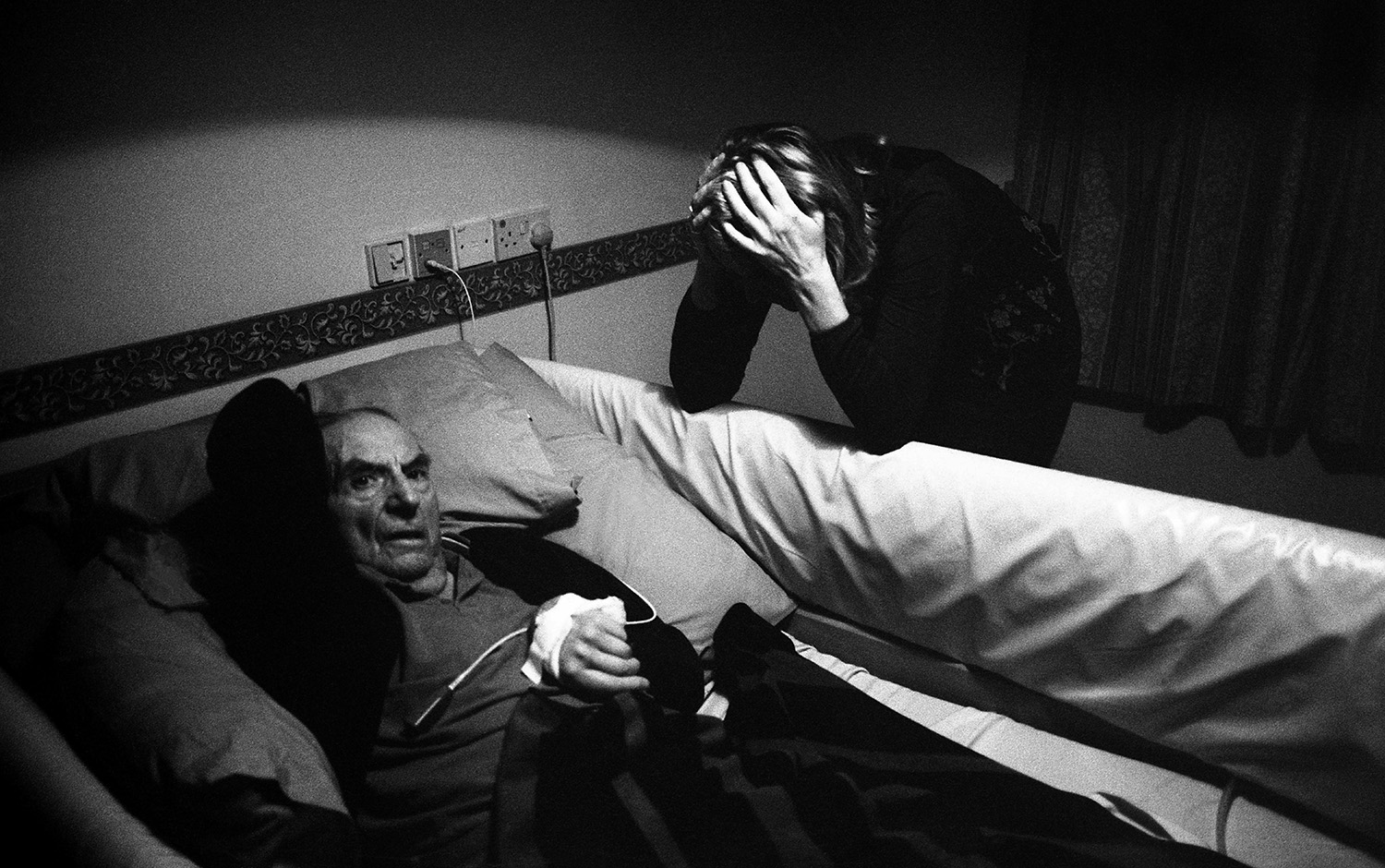 After a time he was unable to even leave his bed. Sometimes he wouldn’t recognise my mum, his daughter, Sue. It devastated her. she visited him 4 to 5 times a week. Leaving work and travelling over an hour in each direction on public busses to sit with him for a while.