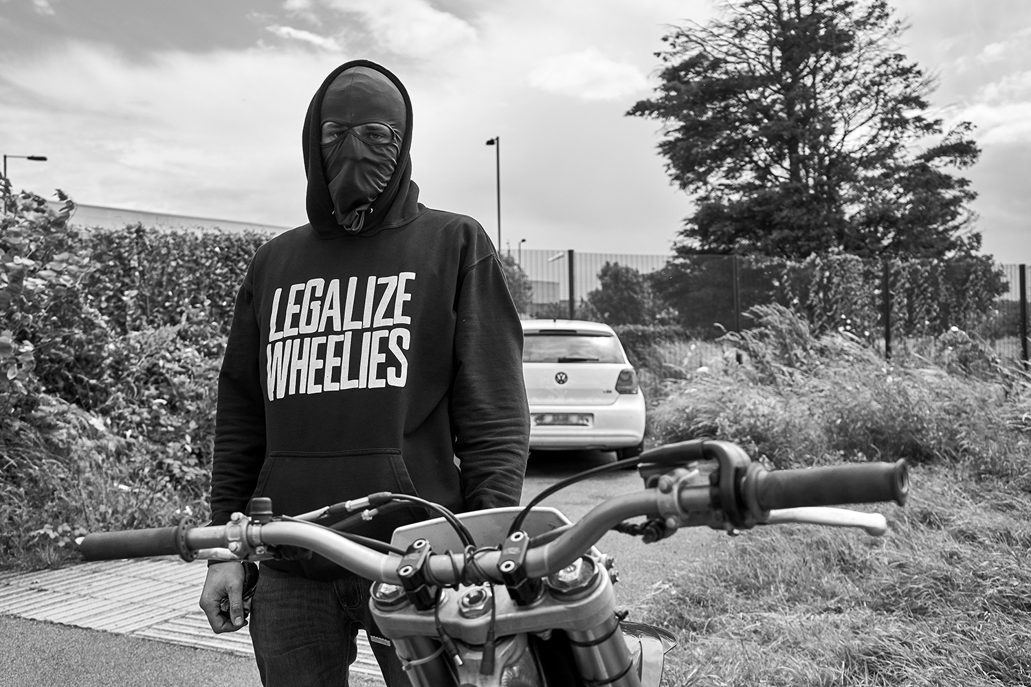 "For me Bikelife is about the thrill, the freedom, the adventure, the risk it brings. I've met some humble people through Bikes that are good friends now" Clumsy at the Belvedere Strip. 