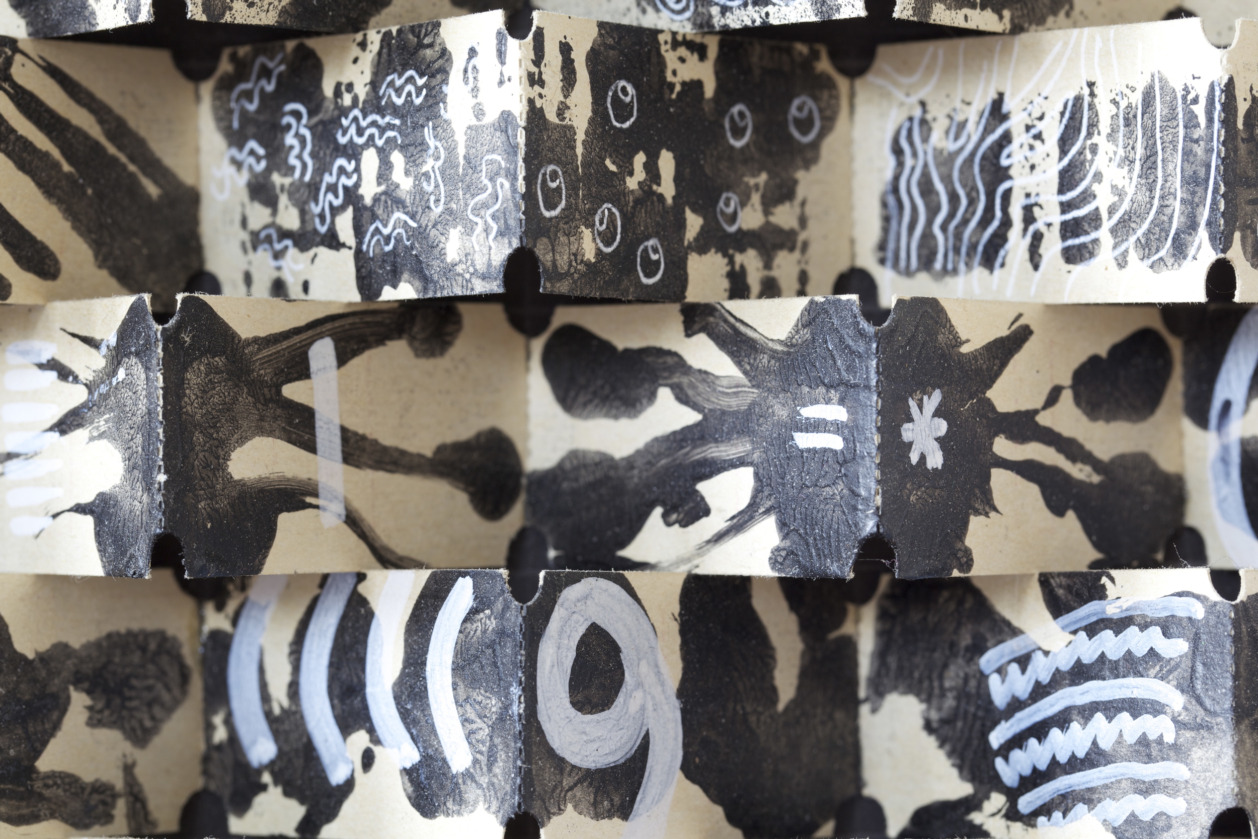 P/W 1200 (ink blot) detail