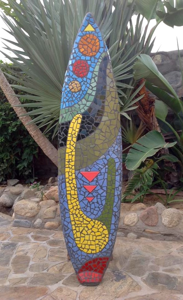  “Surf Seat” 78”x26”x22” Ceramic Tile and Cement 2013 