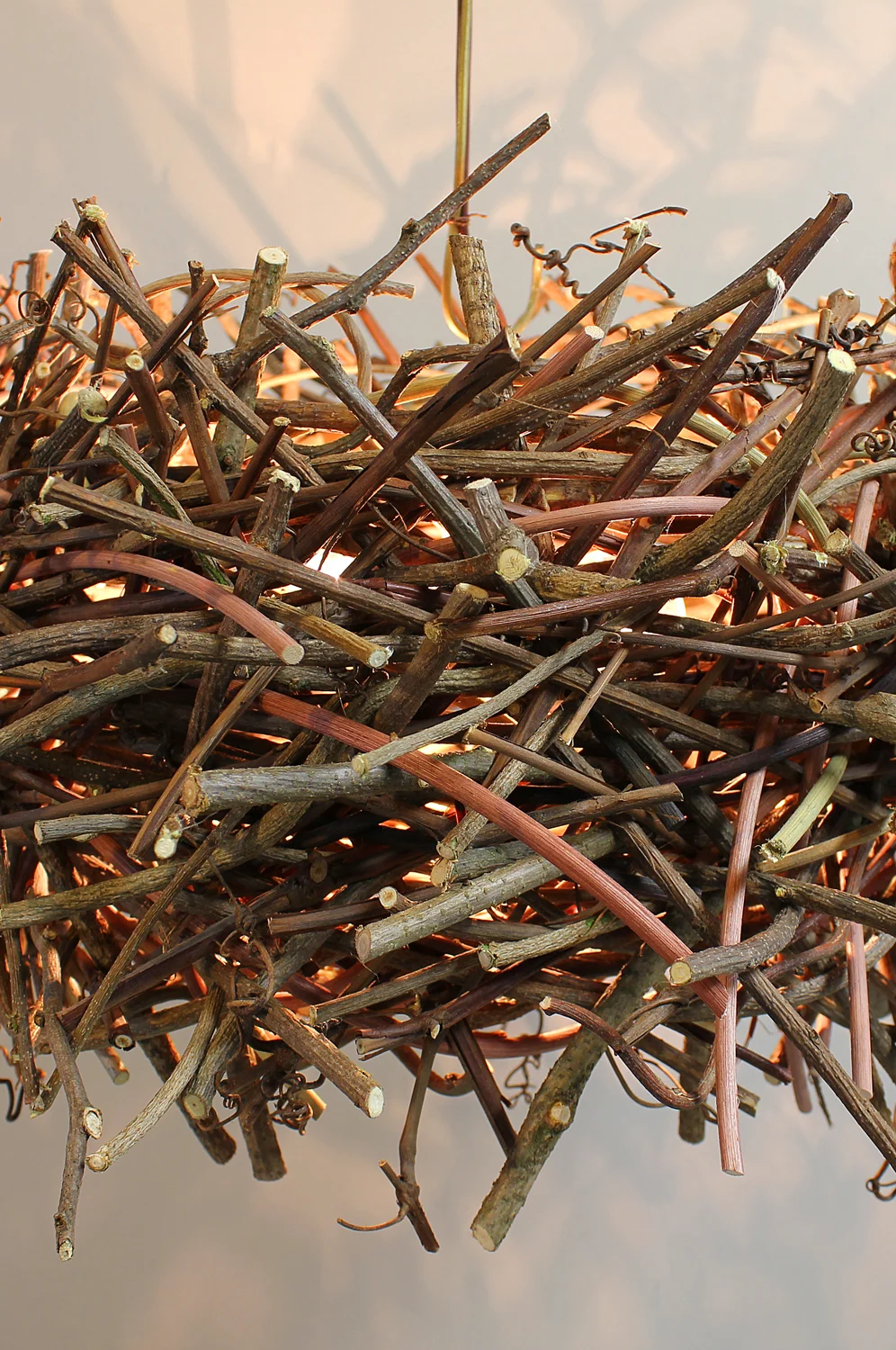 Medium Eagle Roost Pendant detail.