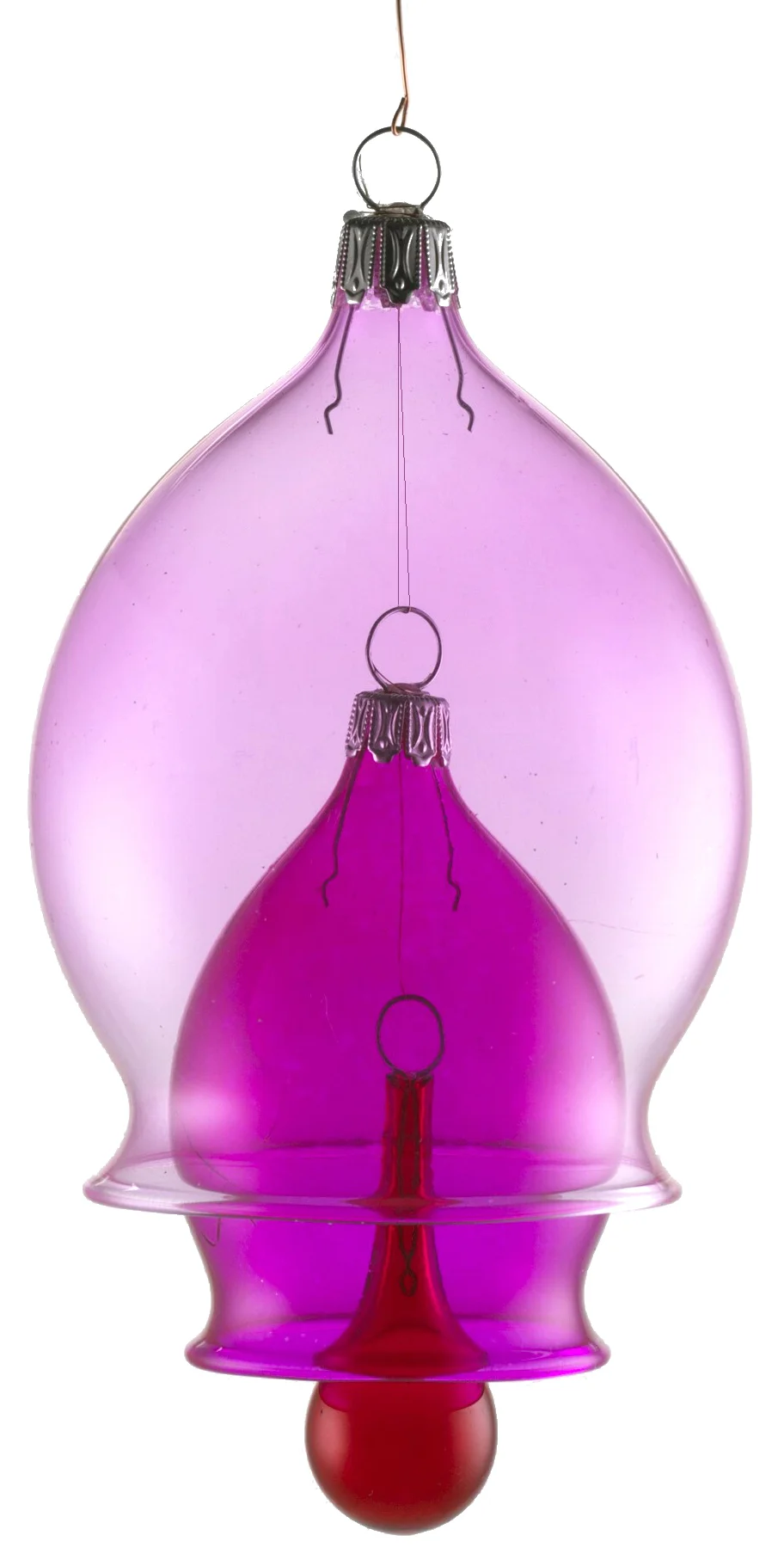 Glass Bell Christmas Ornaments for Moma
