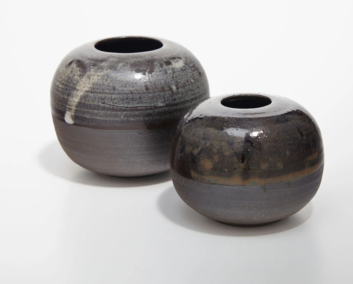 Low Round Posy Vases