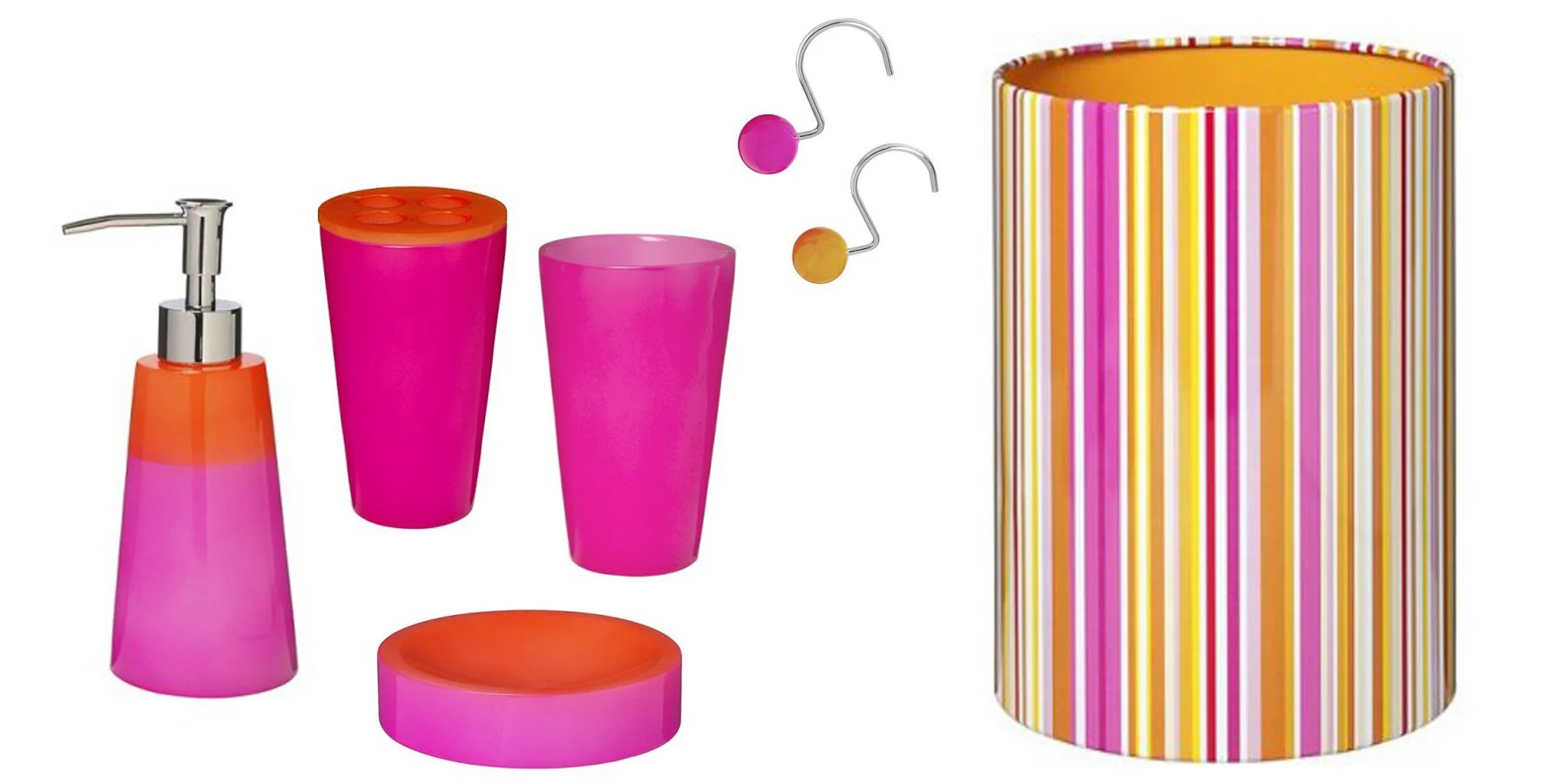 Resin Bath Accessories / Isaac Mizrahi