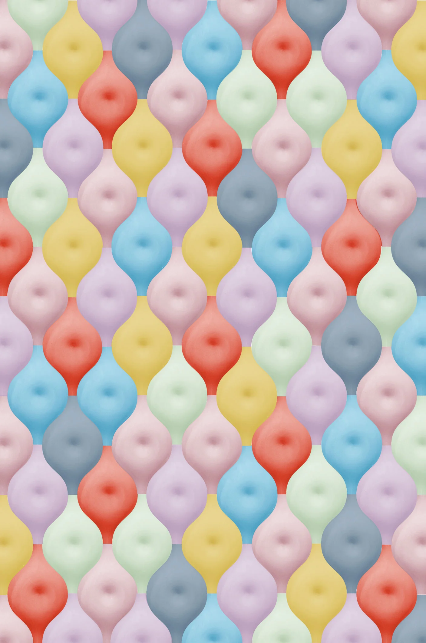 Design for Dimpled Spindle Rug