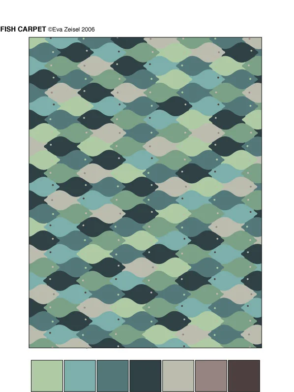 Design for Fish Rug