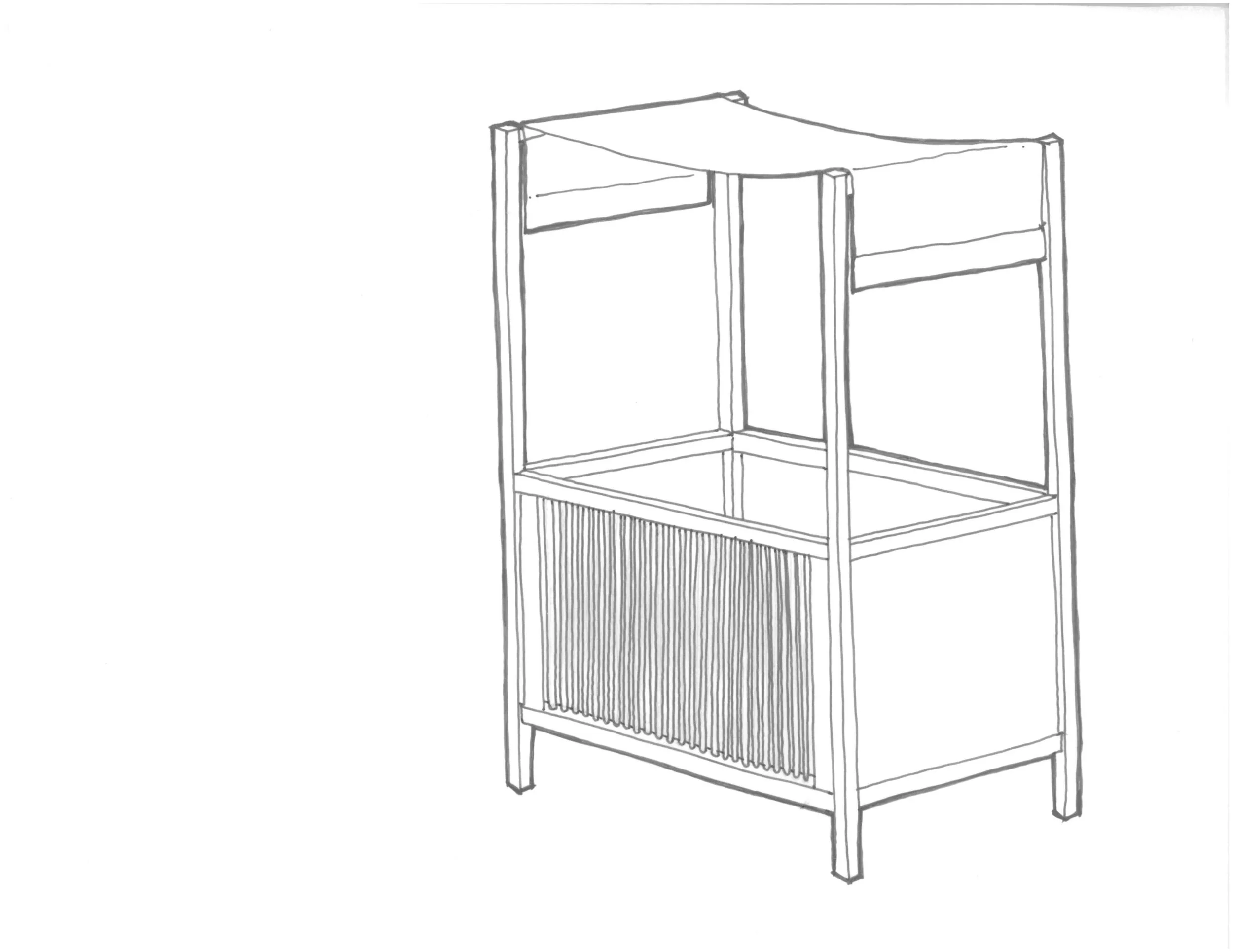 Concept Sketch / Cabana Crib