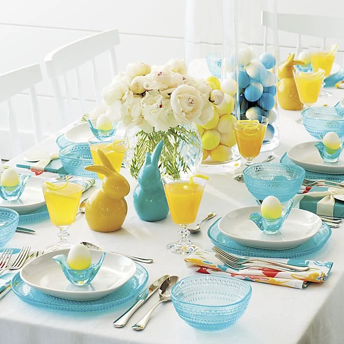  "Phoebe Pressed Glass Dinnerware, shown with "Maddie" Porcelain collection 