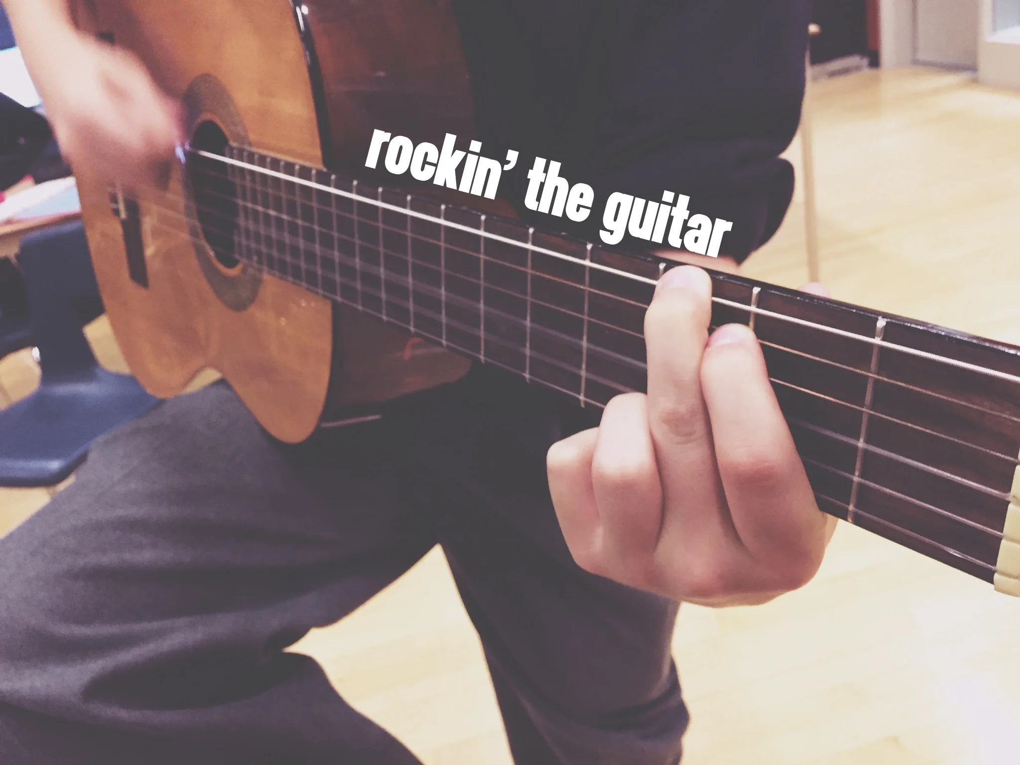 Grade 9 - We started guitar!