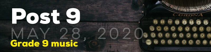 Post 9 - Thursday, May 28, 2020 - Quick update and Chords Pt 2