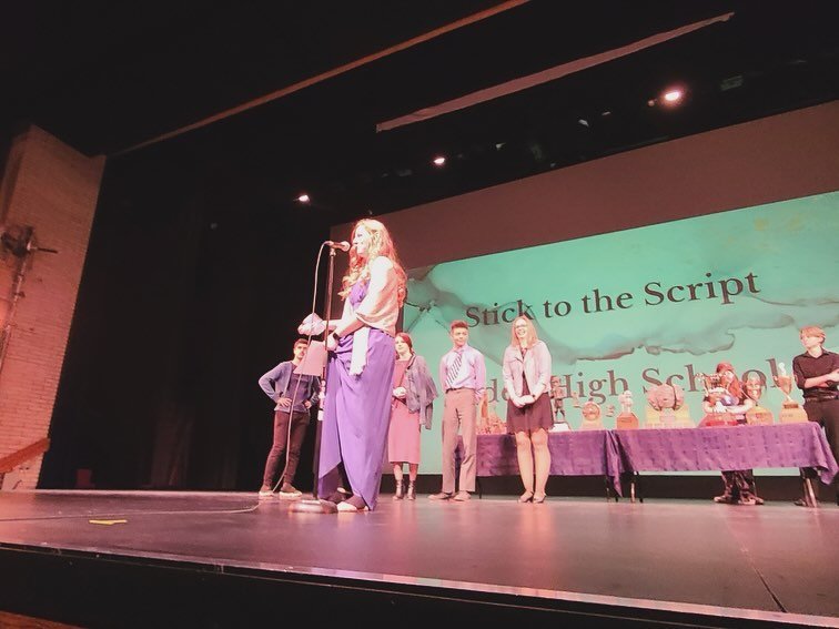 Stick to the Script, written by Eden&rsquo;s very own Ava McVittie won some great accolades at the NTS Gala on Friday night. Congratulations to all our cast and crew and thank you to Ms Straitton for her undying support of our drama students!
The lis