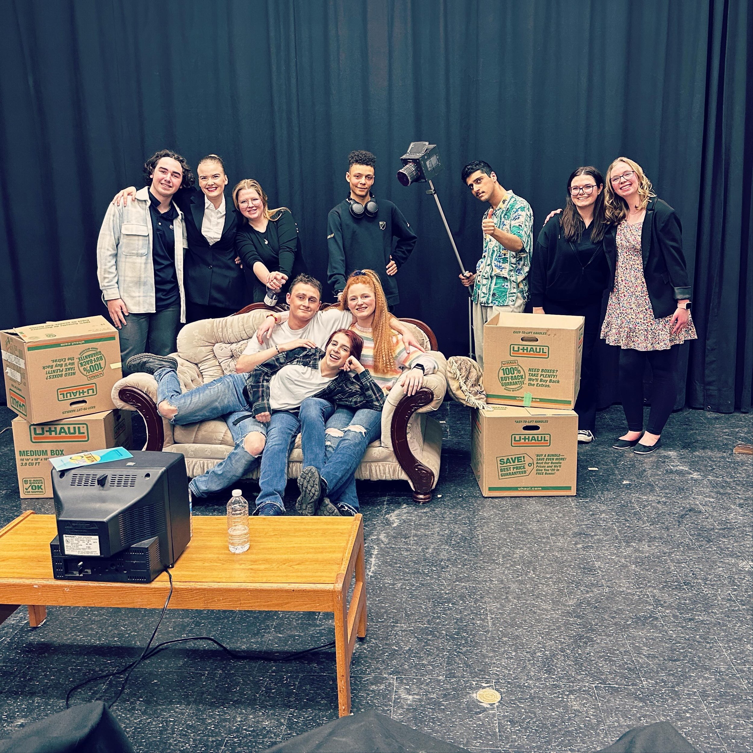 That&rsquo;s a wrap!&hellip; for tonight. Congratulations to our cast and crew for a great show. Ava McVittie is our student writer and director of this fun and thought provoking show. Next week, NTS Drama Festival!