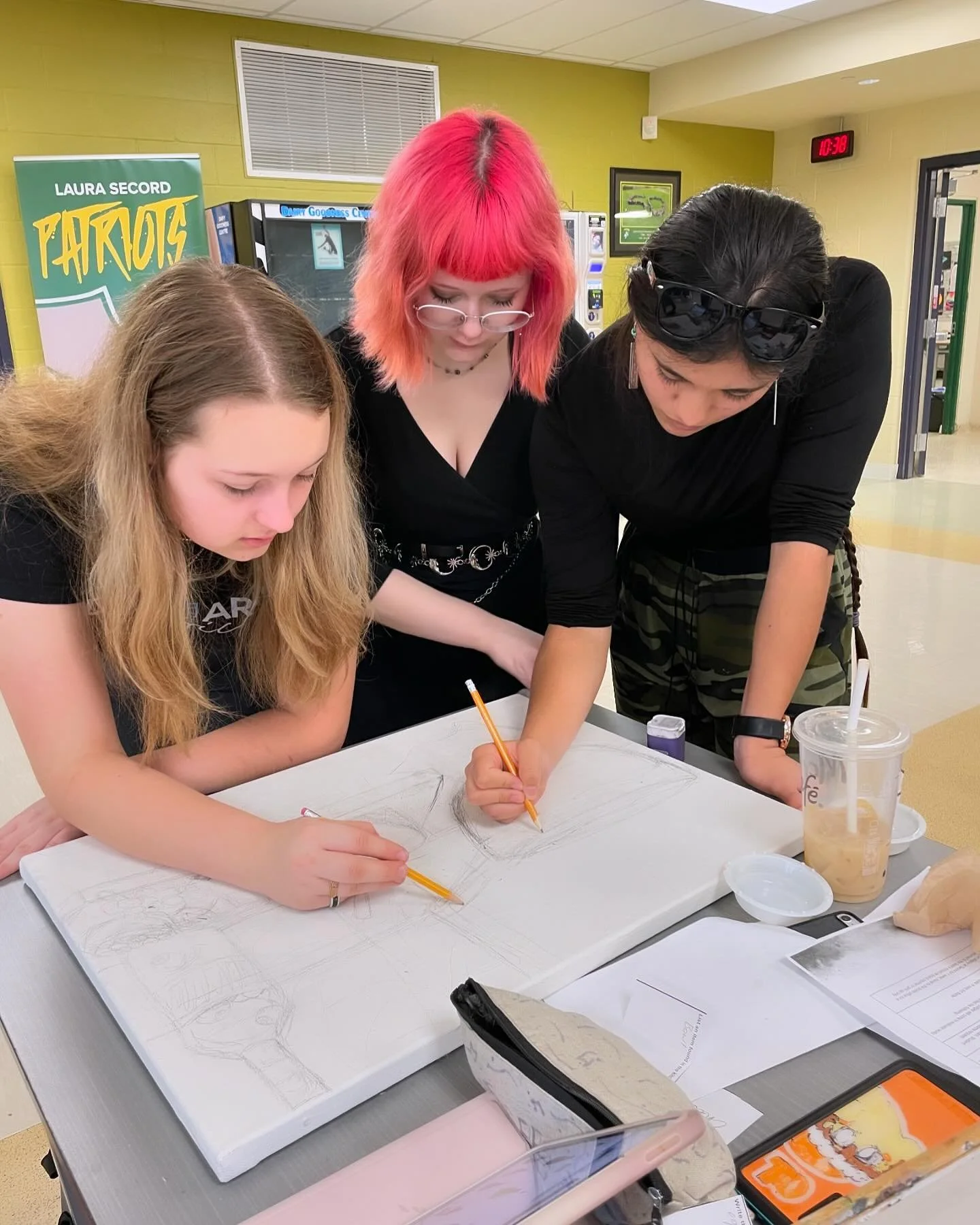 ART BATTLE, 2024!!

Eden teams prepping their canvases at Art Battle hosted by Laura Secord Secondary.

Junior Team:

Natalia Dukic
Kate Dischke
Serena Yang

Senior Team:

Isabella Miralles
Arya Lando
Melinda Lindsay

Good luck to our teams!!!